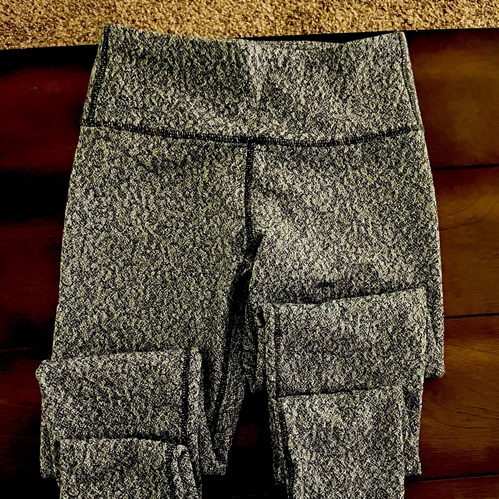 Gray sports leggings